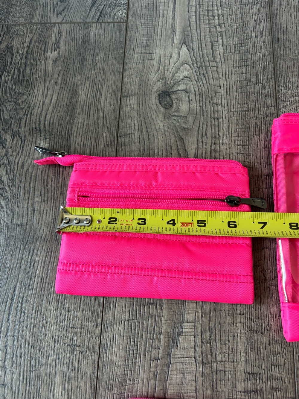 Lug Transport Bright Hot Pink Zip Pouch - Picture 7 of 10